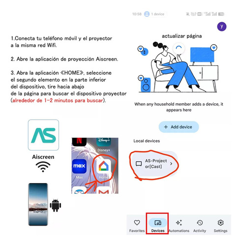 Proyector Profesional Hy300 Portatil Mini Android 1080p Proyector Hy300 Pro 4k Hd Smart Tv Led 8000lm Color Blanco Bluemos 110v/220v