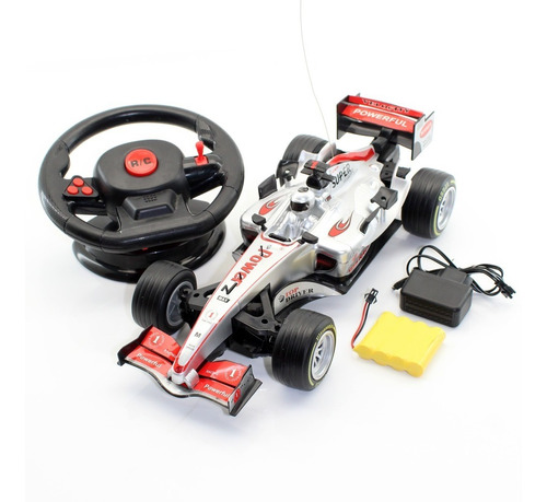 Carrinho De Volante Controle Remoto Fórmula 1 Racing Master