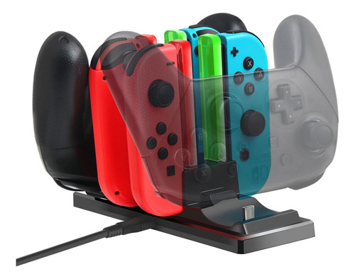 Cargador X 4 Para Joy-con Dock De Nintendo Switch Iplay