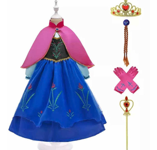 Vestido Anna Frozen 2 Para Niña | Envío gratis Vestido Anna Frozen 2 Para Niña | Envío gratis