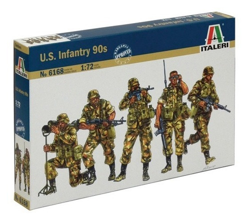U.s. Infantry 90s By Italeri # 6168  1/72