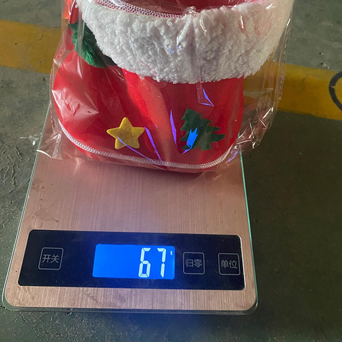 Bota De Dulces De Navidad Bolsa De Golosinas 14cmx14cmx8cm