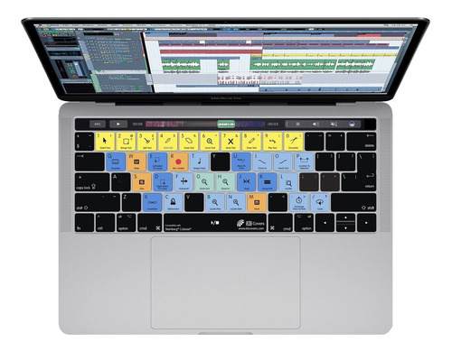 Cubase Keyboard Cover For Macbook Pro (late 2016 +) W/touch 