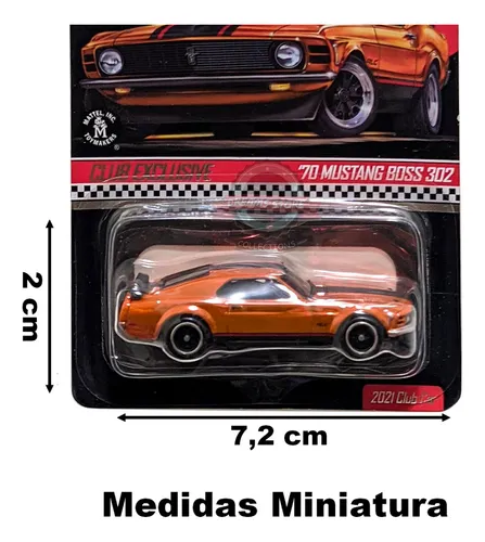 Hot Wheels 2021 RLC '70 Mustang Boss 302 - Carro Esportivo