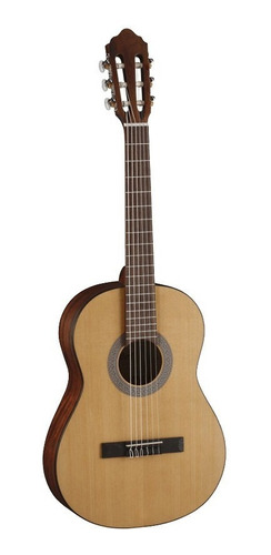 Guitarra Clasica Cort Natural Mate Con Funda Ac70 Op