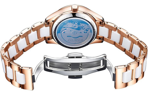 Olevs Reloj Para Mujer Reloj De Pulsera Automático Con Diama