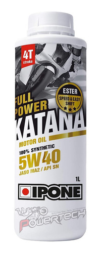 Aceite Motor 4 Tiempos Ipone Full Power Katana 5w40