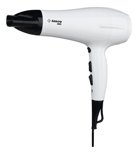 Secador De Pelo Ceramic Technology 2200w Blanco Arrow 3000