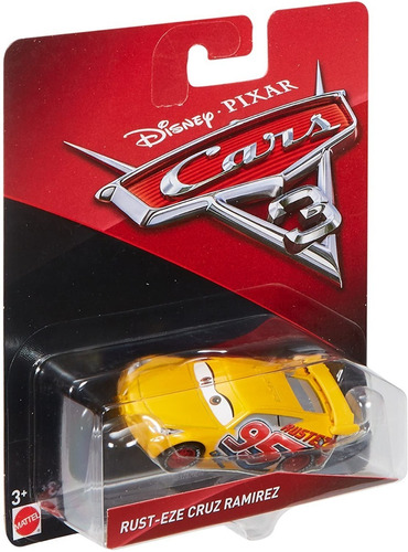 Auto Mattel Cars 3 Deluxe Dinoco Cruz Ramirez 1:55 Scala