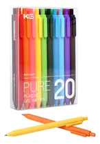 Comprar Bolígrafos De Gel Retráctiles 20 Colores Surtidos