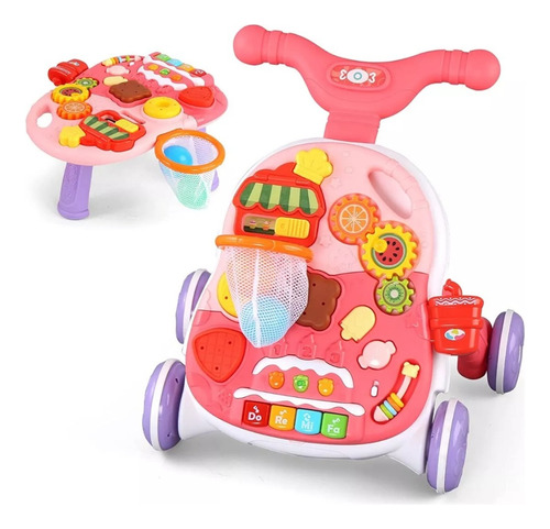 Andador Caminador Bebe Luz Sonido Set De Actividades Novedad