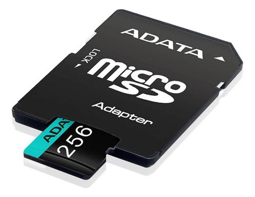 Memoria Micro Sd 256gb Clase 10 80mb/s Adata Uhs-i Cel Camar