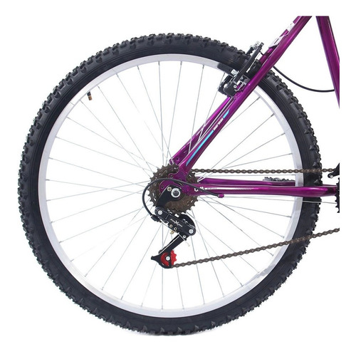 Bicicleta Mormaii Aro 26 Safira Com Cesta Violeta Tamanho do quadro M