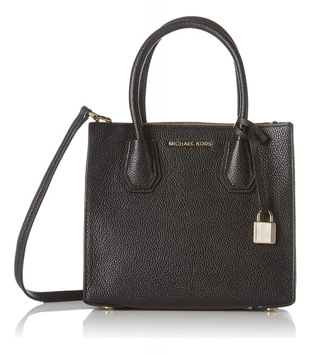 Michael Michael Kors Mini Mercer Tote Para Mujer, Negro, Tal