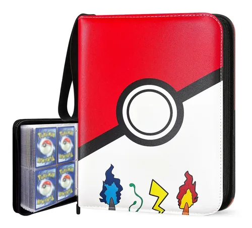 Fichário para guardar cartas-TEMA(Pikachu White)Pokemon-SEM folha em  Promoção na Americanas