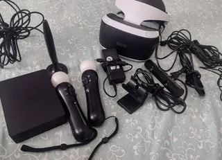 Playstation Vr Mega Pack Ps4 Skyrim Re7 Golf Astrobot World