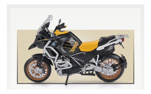 Bmw R1250gs Miniatura Metal Moto Turismo Con Luces Y Sonido