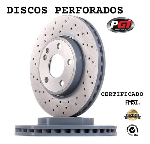 Discos De Frenos Perforados Chevrolet Aveo 2003 2004  9653