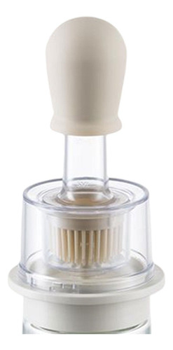 Botella De Aceite Con Cepillo De Silicona 2 En 1 180ml Para