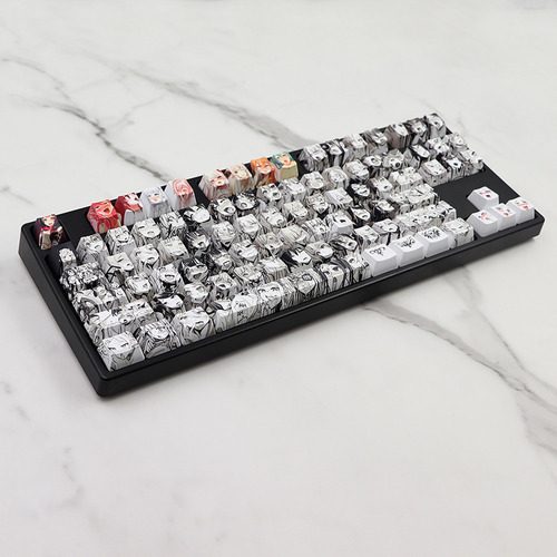 108 Para Key Ahegao Keycap Dye Sublimation Oem Profile Anime