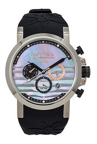 Reloj Mulco Lush Bee Dial Madre Perla 100% Banda De Silicona