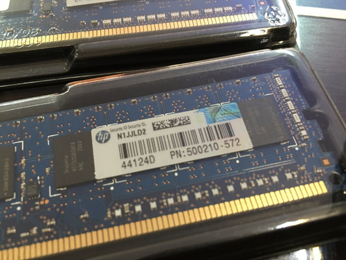 Memoria Ecc 4gb Pc3-10600e Udimm Hp 593923-b21 647657-071