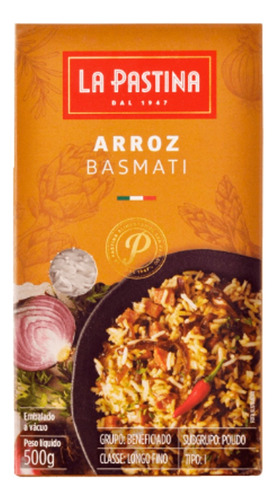 Arroz Basmati La Pastina 500g