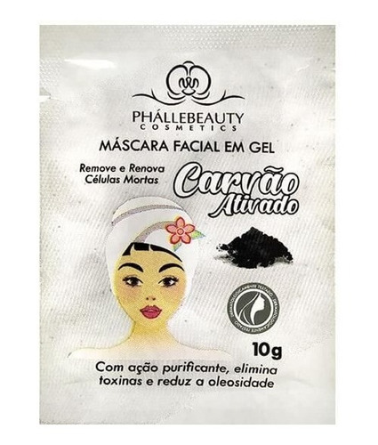 Mascarilla Facial En Gel De Carbón Activado Phallebeauty 10g