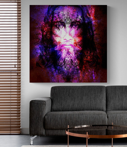 Cuadro En Lienzo Tayrona Store Jesus Cristo 001 80x80cm