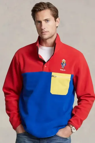 entusiasta En lo que respecta a las personas Vinagre Sudadera Polo Ralph Lauren Colorblock Bear Fleece Original