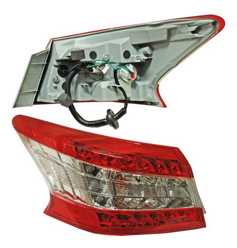 Calavera Sentra B17 2013 2014 2015 2016 Exterior Led Nueva