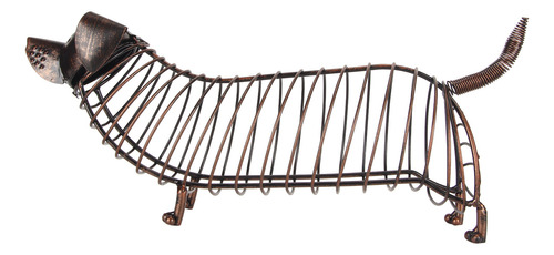 Soporte De Corcho Para Vino Dachshund, Moderno Y Realista, A