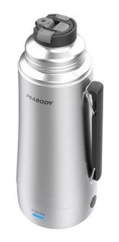 Imagen 5 de 8 de Termo Peabody E-termo 700w 1 Litro Pico Cebador Y Bombilla Color Gris