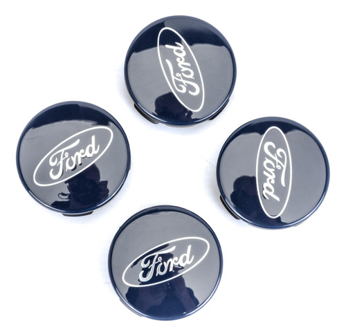 Pack X 4 Centros De Llanta Azul Ford Pack - /1429118//