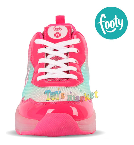 Imagen 3 de 7 de Zapatillas Footy Con Ruedas Roller Luces Led Usb Recargables