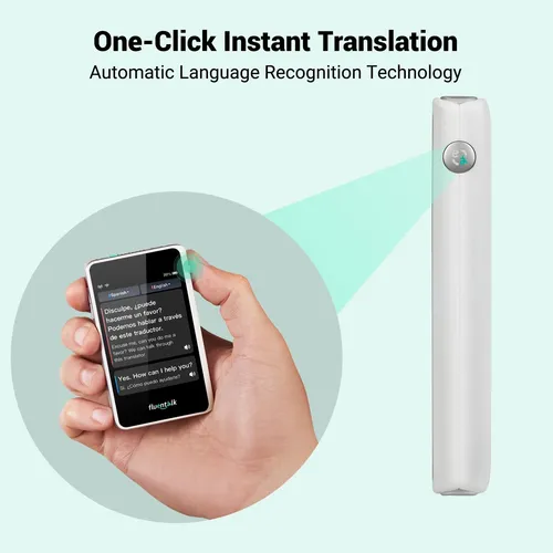 Traductor Instantáneo Timekettle Fluentalk T1, 40 Idiomas