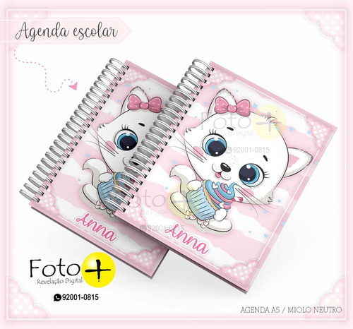 Imagem 1 de 5 de Agenda Escolar Personalizada