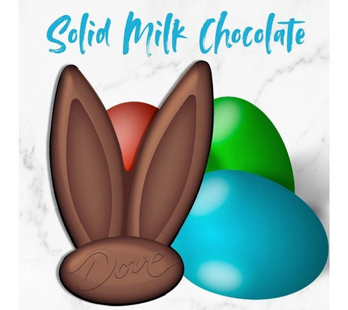 Orejas De Chocolate De Leche Dove Silky Smooth Americano