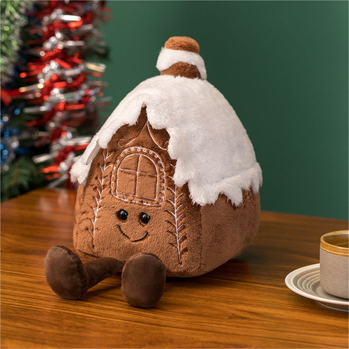 Cojines La Serie Navideña,muñeco Peluche Hombre Jengibre