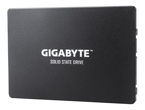 Imagen 1 de 2 de Disco sólido interno Gigabyte GP-GSTFS31120GNTD 120GB negro