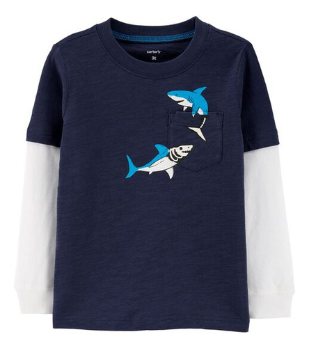 Remera Carters Ml Brilla Oscuridad  Flaber