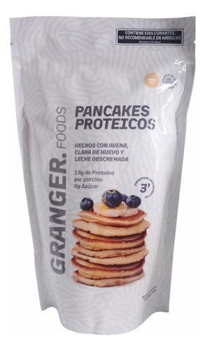 Pancakes Proteico Desayuno Anabólico Granger X 450 Gr Sabor Vainilla