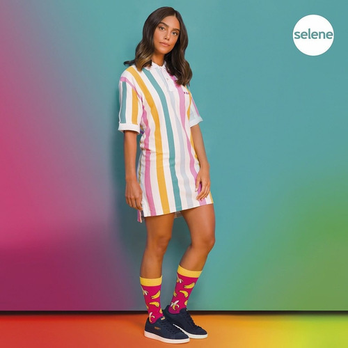 Imagem 4 de 6 de Meias Femininas Estampas Divertidas Lindas Corrida Academia