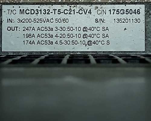 Soft Starter Danfoss Mcd3132-t5-c21-cv4