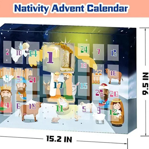 Juego De Calendario De Adviento De De Navidad De 24 Piezas,