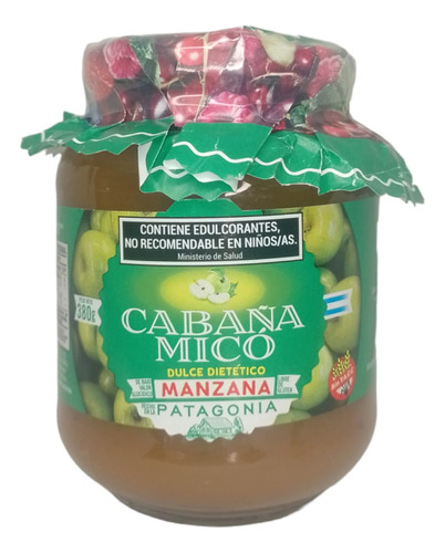 Mermelada Dietetica Manzanas 380grs Apto Diabetico