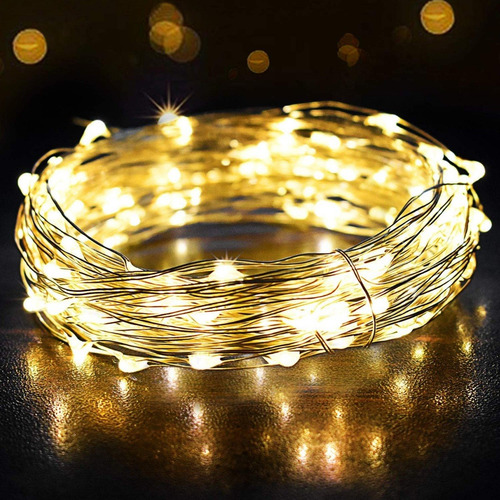 Imagen 4 de 6 de Bombillo Micro Led Luz Calida Cableado Microled Navidad