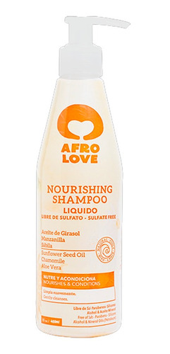 Afro Love Shampoo Nourishing 450ml - mL a $233
