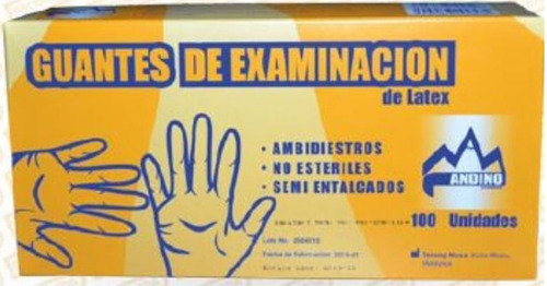 Cien Guantes De Latex Examinación ( Large Gratis Envío