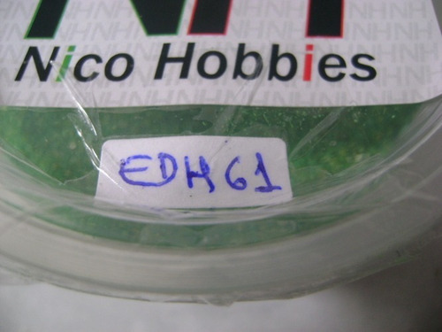Imagen 10 de 10 de Nico Pote De Pasto Verde Claro Para Maquetas Madera (edh 61)
